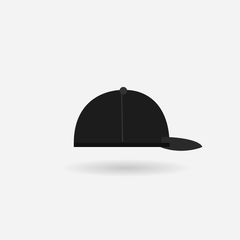The Club Cap in black