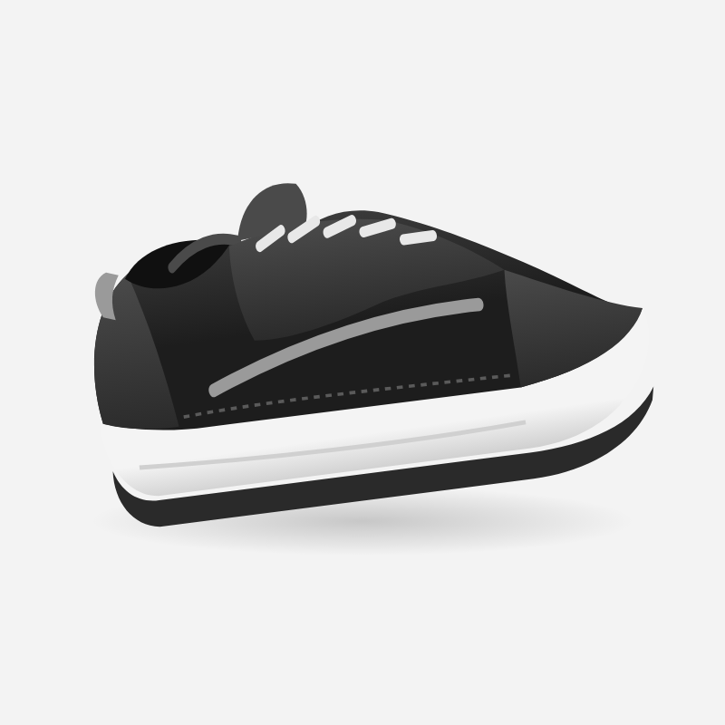 The Pace Runner in black