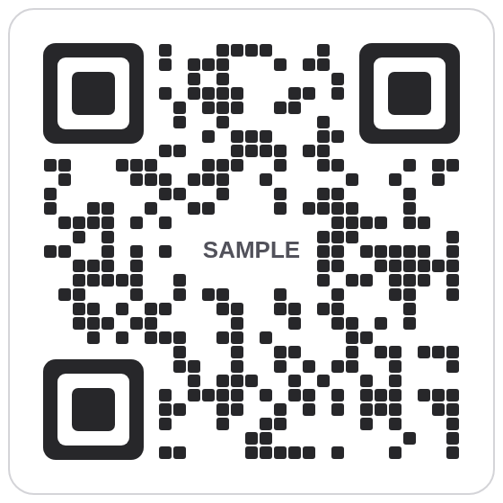 Ticket code placeholder: your attendee's own code goes here